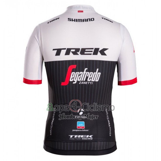 Trek Segafrojoo Ropa Ciclismo Culotte Corto 2016 Mangas Cortas Negro y Blanco
